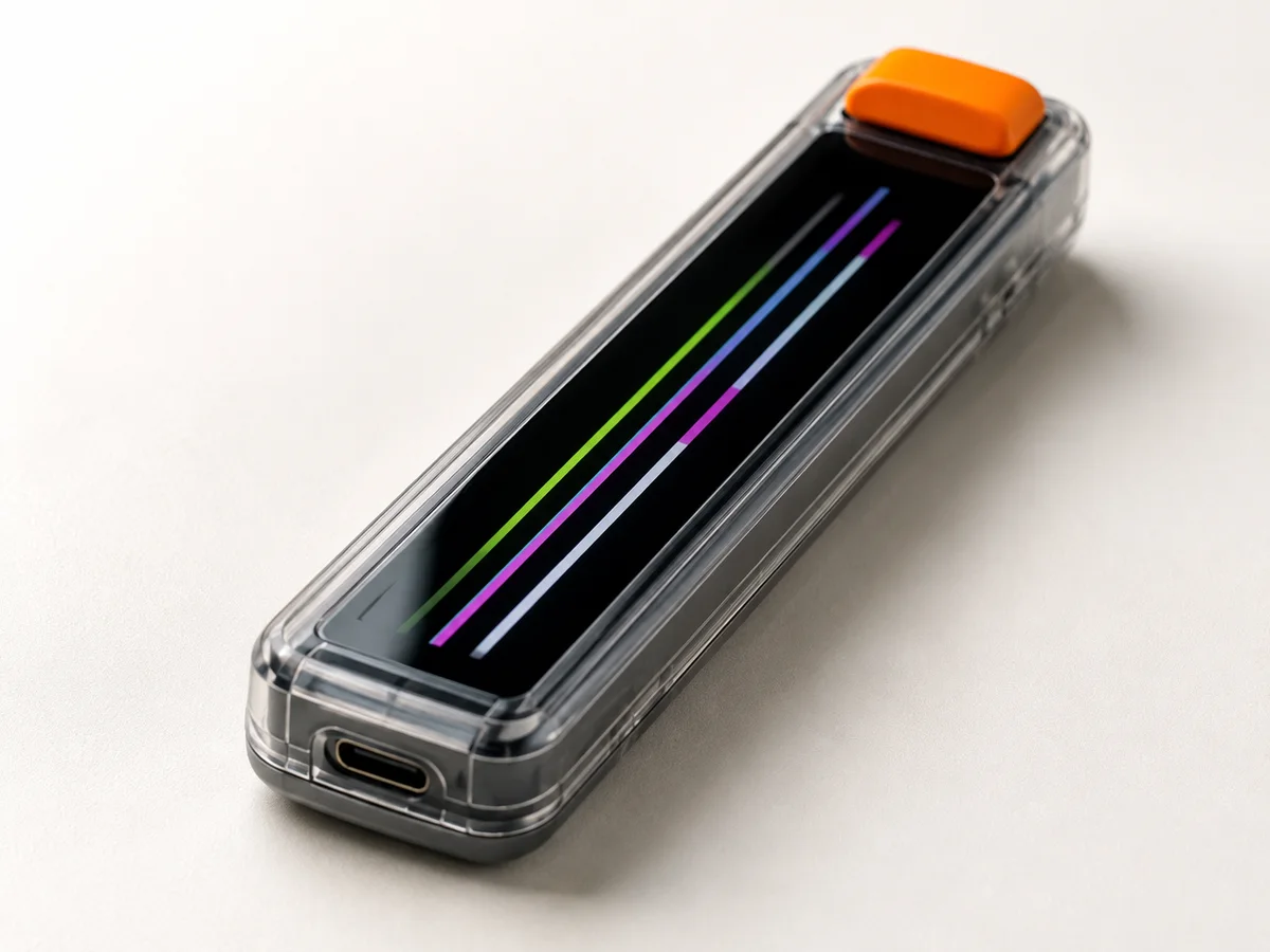 Close detail of Screenbar