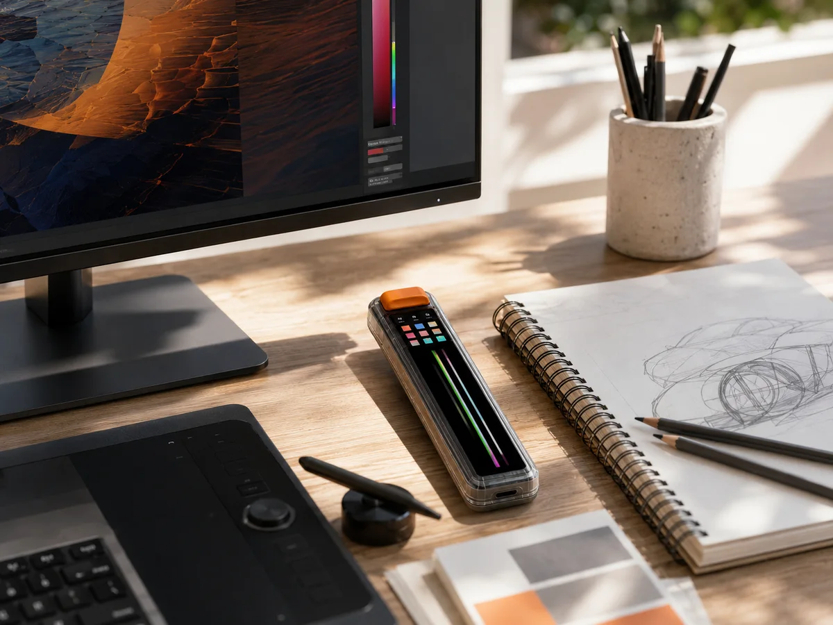 Screenbar in a daylight workspace